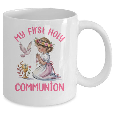 My First Holy Communion For Girl Christian Catholic Mug | siriusteestore