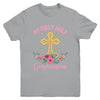 My First Holy Communion Girls Christians And Catholic Youth Shirt | siriusteestore