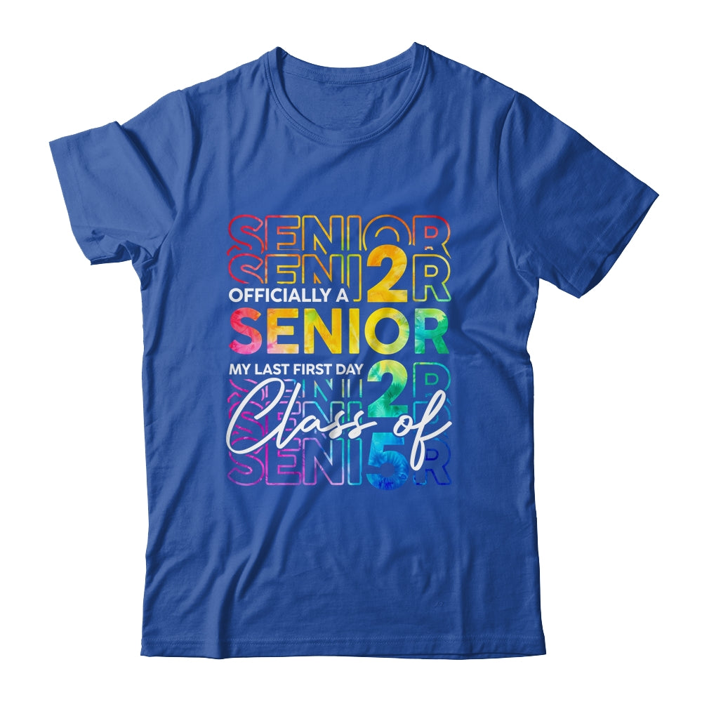 My Last First Day Senior 2025 Back To School Class Of 2025 Shirt & Hoodie | siriusteestore