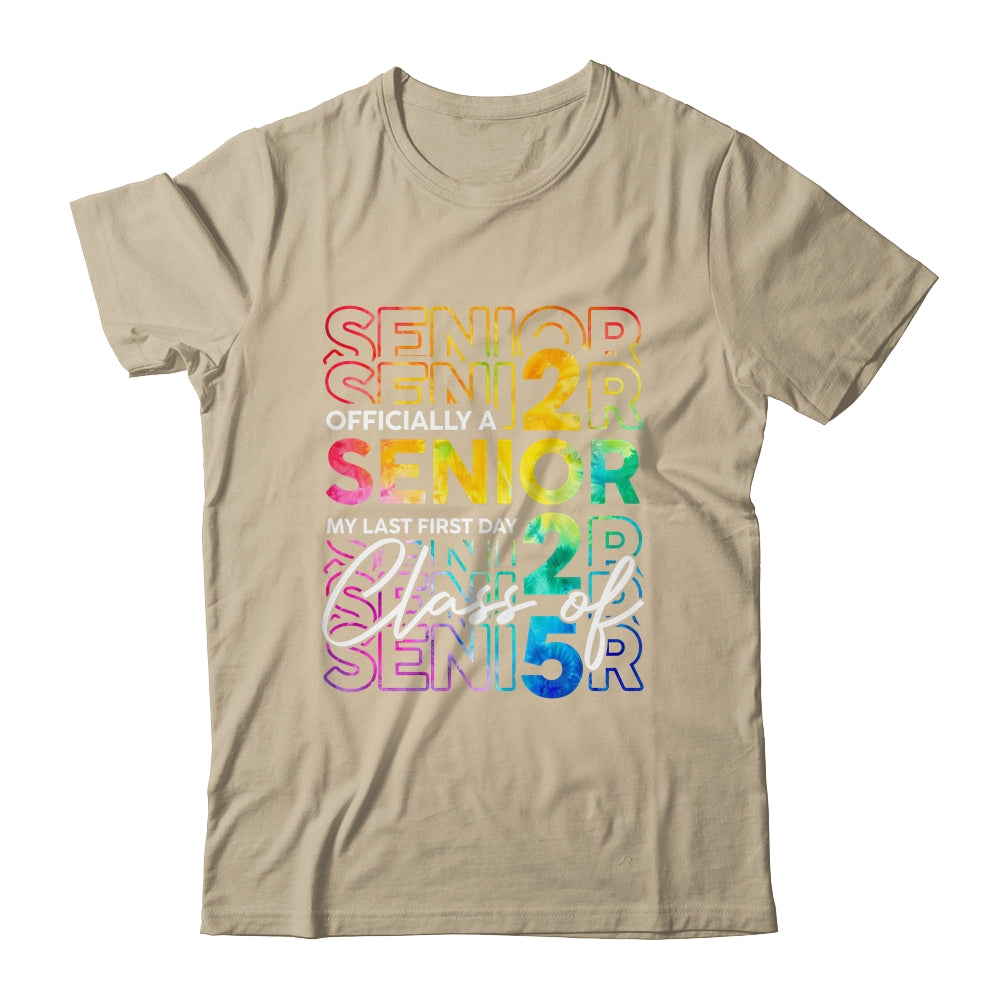 My Last First Day Senior 2025 Back To School Class Of 2025 Shirt & Hoodie | siriusteestore