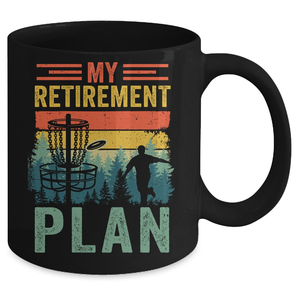 My Retirement Plan Funny Disc Golf For Dad Grandpa Old Man Mug | siriusteestore