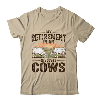 My Retirement Plan Involves Cows Funny Farmer Retired Men Shirt & Hoodie | siriusteestore