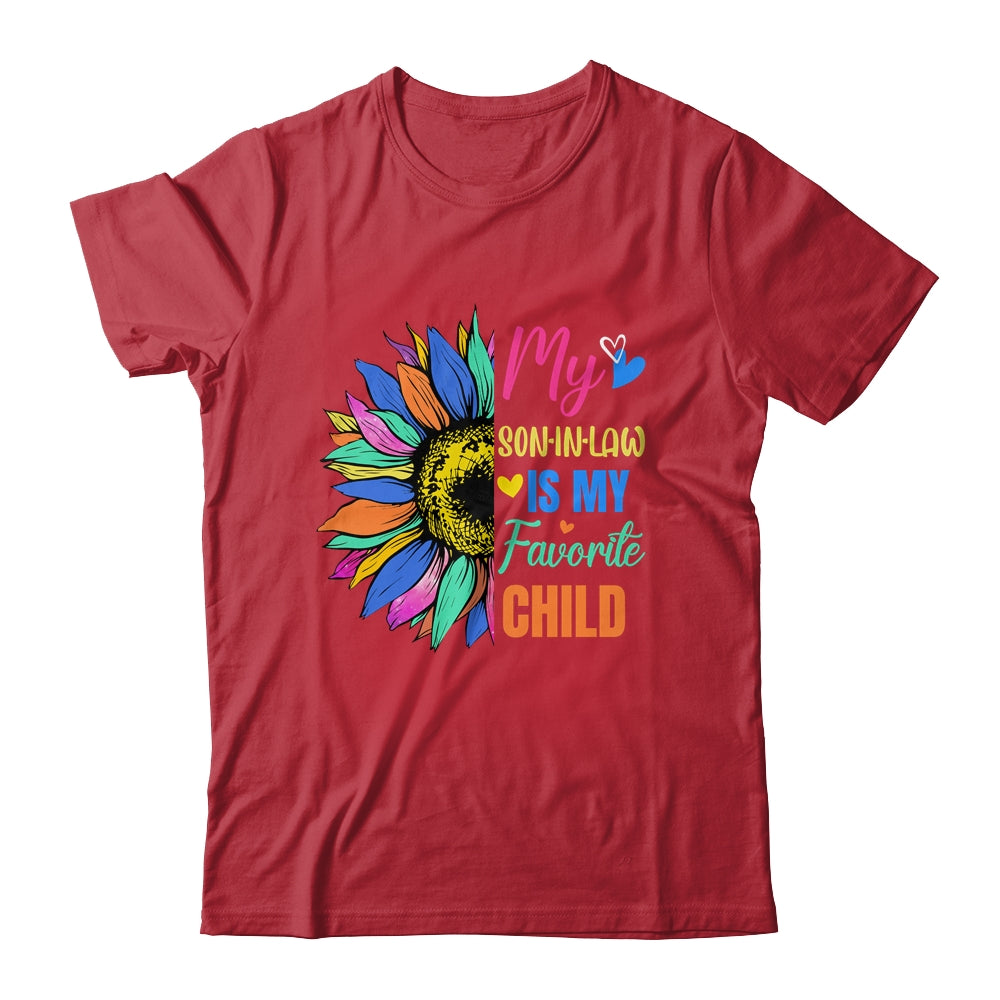 My Son In Law Is My Favorite Child Family Sunflower Design Shirt & Tank Top | siriusteestore