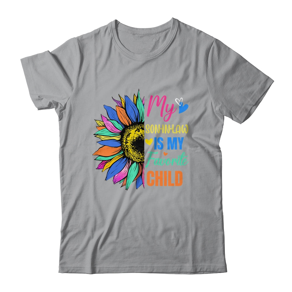 My Son In Law Is My Favorite Child Family Sunflower Design Shirt & Tank Top | siriusteestore