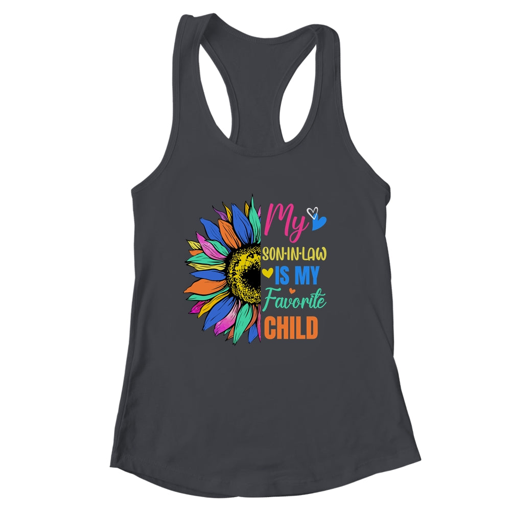 My Son In Law Is My Favorite Child Family Sunflower Design Shirt & Tank Top | siriusteestore