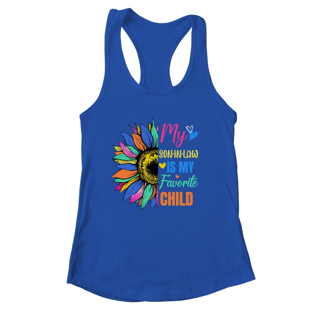 My Son In Law Is My Favorite Child Family Sunflower Design Shirt & Tank Top | siriusteestore