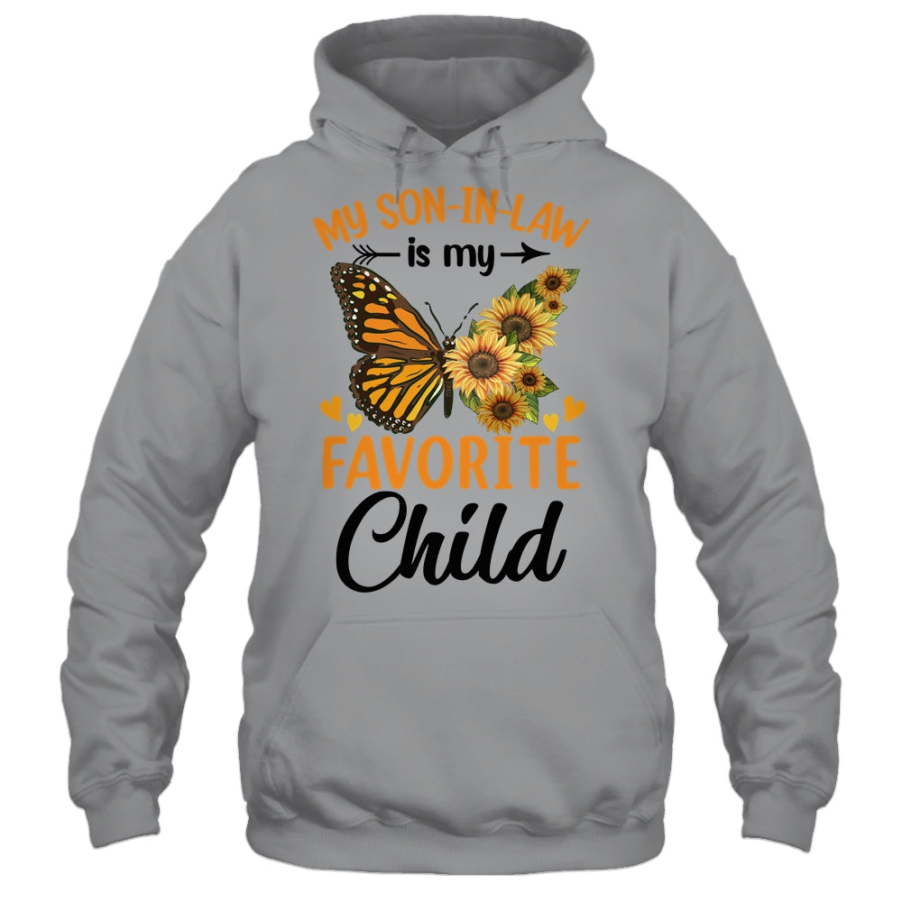 My Son In Law Is My Favorite Child Funny Family Butterfly Shirt & Tank Top | siriusteestore
