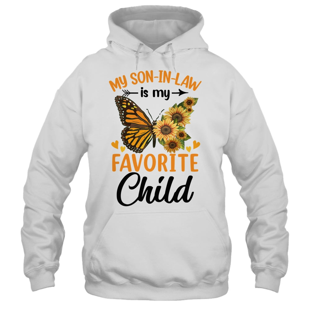 My Son In Law Is My Favorite Child Funny Family Butterfly Shirt & Tank Top | siriusteestore