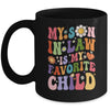 My Son In Law Is My Favorite Child Funny Family Groovy Retro Mug | siriusteestore
