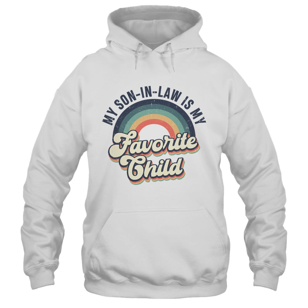 My Son In Law Is My Favorite Child Funny Family Humor Retro Shirt & Tank Top | siriusteestore