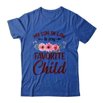 My Son In Law Is My Favorite Child Funny Mom Family Floral Shirt & Tank Top | siriusteestore