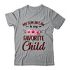My Son In Law Is My Favorite Child Funny Mom Family Floral Shirt & Tank Top | siriusteestore