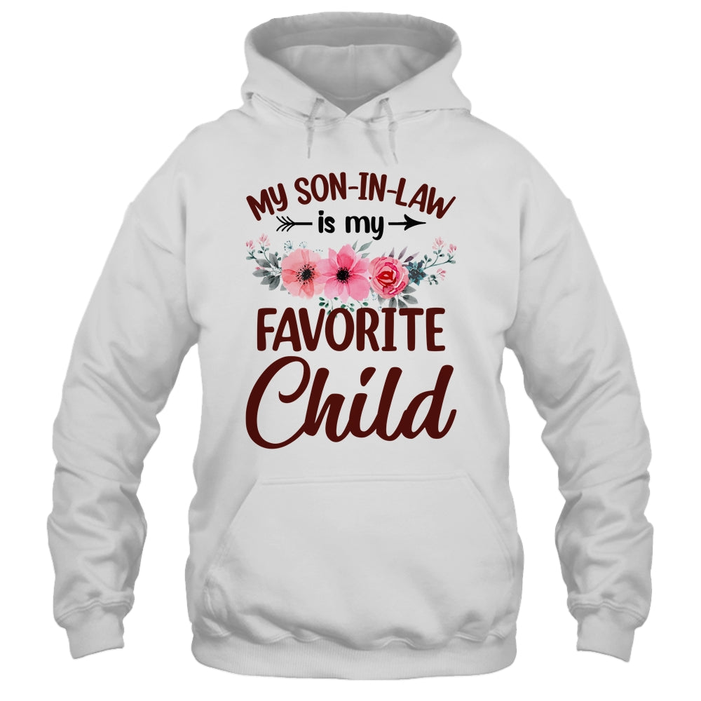 My Son In Law Is My Favorite Child Funny Mom Family Floral Shirt & Tank Top | siriusteestore
