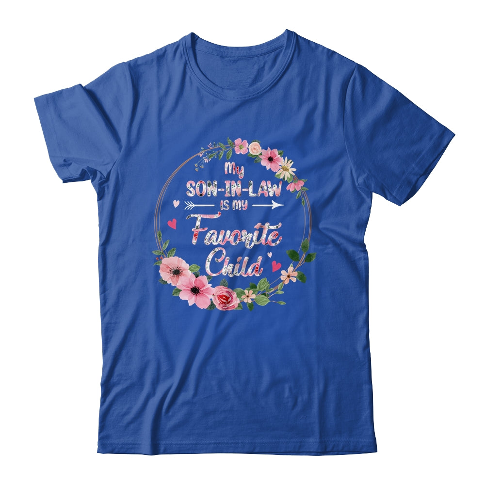 My Son In Law Is My Favorite Child Mother In Law Mothers Day Shirt & Tank Top | siriusteestore