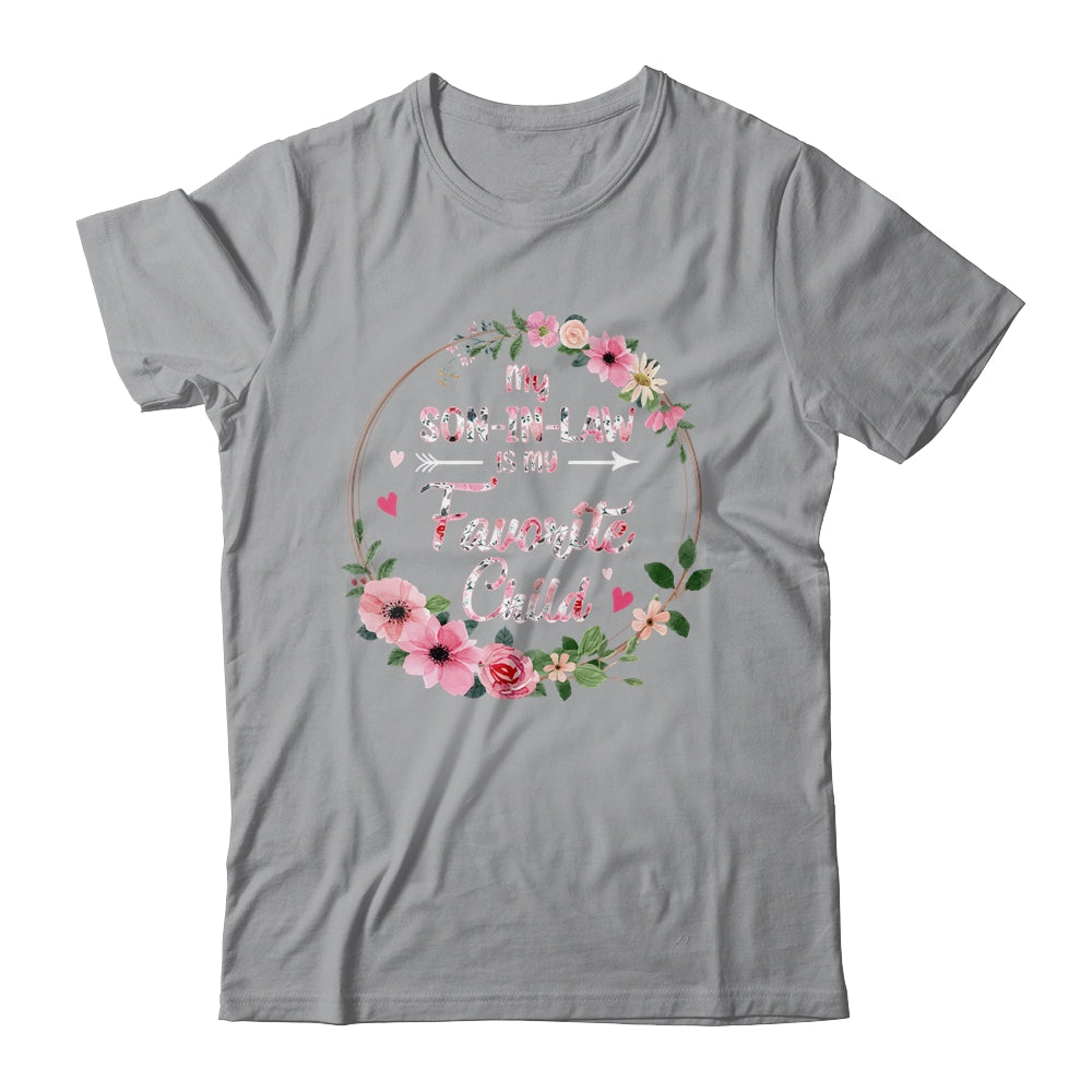 My Son In Law Is My Favorite Child Mother In Law Mothers Day Shirt & Tank Top | siriusteestore