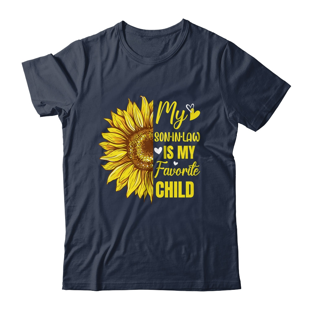 My Son In Law Is My Favorite Child Mother In Law Sunflower Shirt & Tank Top | siriusteestore