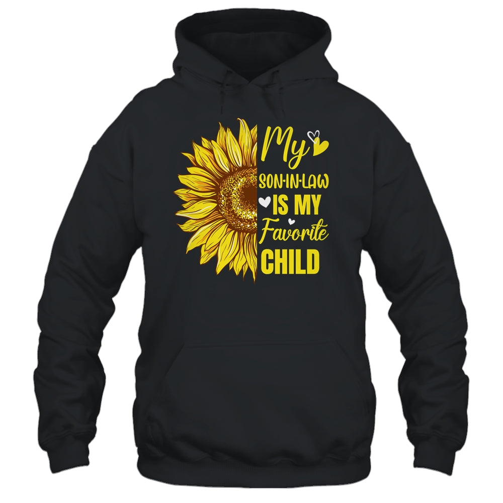 My Son In Law Is My Favorite Child Mother In Law Sunflower Shirt & Tank Top | siriusteestore
