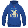 My Therapist Purrs Funny Cat For Mom Dad Ne Womens Cat Lover Shirt & Tank Top | siriusteestore