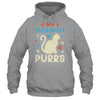My Therapist Purrs Funny Cat For Mom Dad Ne Womens Cat Lover Shirt & Tank Top | siriusteestore