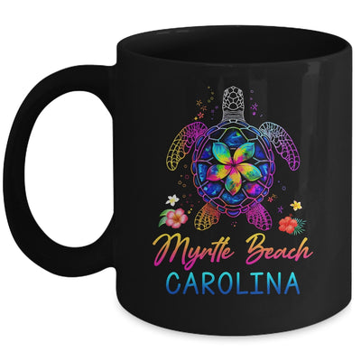 Myrtle Beach Carolina Tie Dye Sea Turtle Vacation Family Mug | siriusteestore