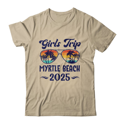 Myrtle Beach Girls Trip Beach Vacation 2025 Matching Group Shirt & Tank Top | siriusteestore