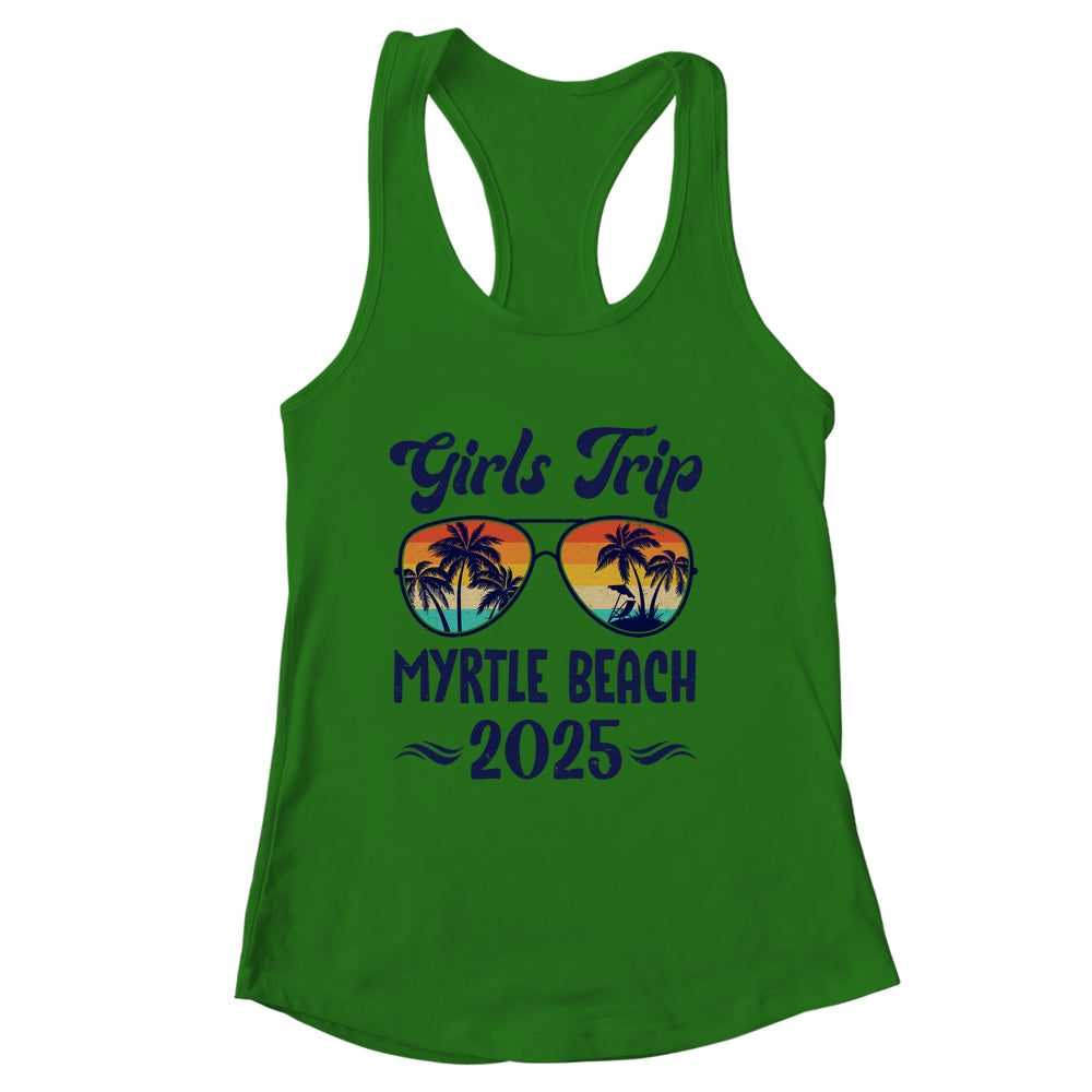 Myrtle Beach Girls Trip Beach Vacation 2025 Matching Group Shirt & Tank Top | siriusteestore
