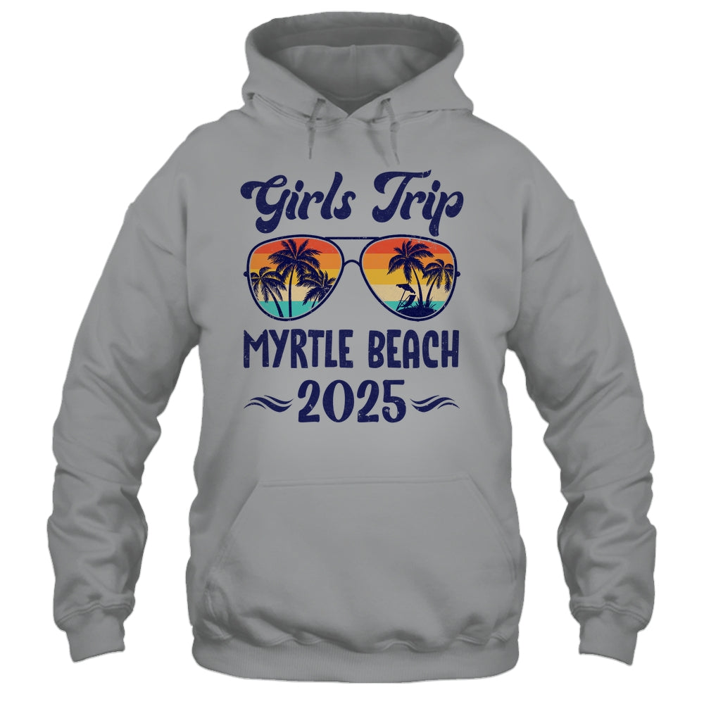 Myrtle Beach Girls Trip Beach Vacation 2025 Matching Group Shirt & Tank Top | siriusteestore