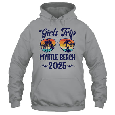 Myrtle Beach Girls Trip Beach Vacation 2025 Matching Group Shirt & Tank Top | siriusteestore
