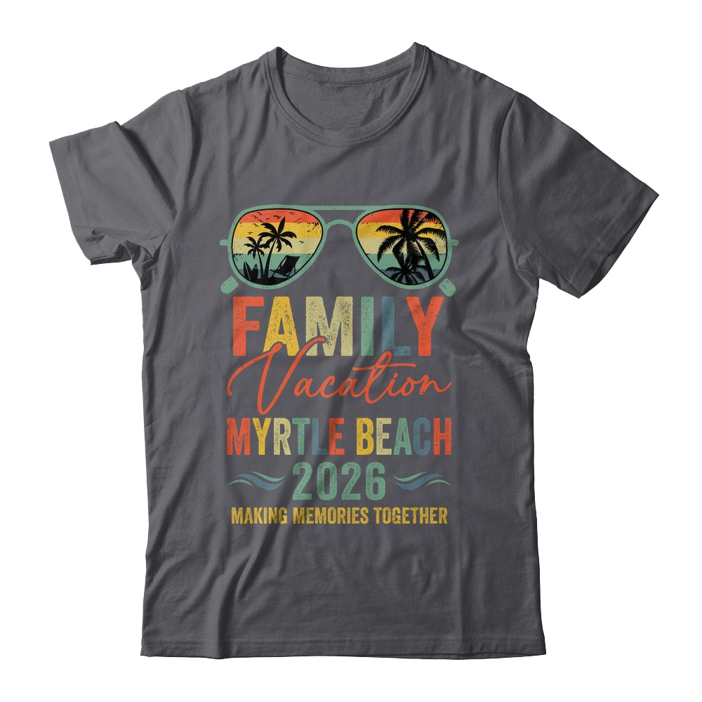 Myrtle Beach Vacation 2026 Matching Family Group Summer Shirt & Tank Top | siriusteestore