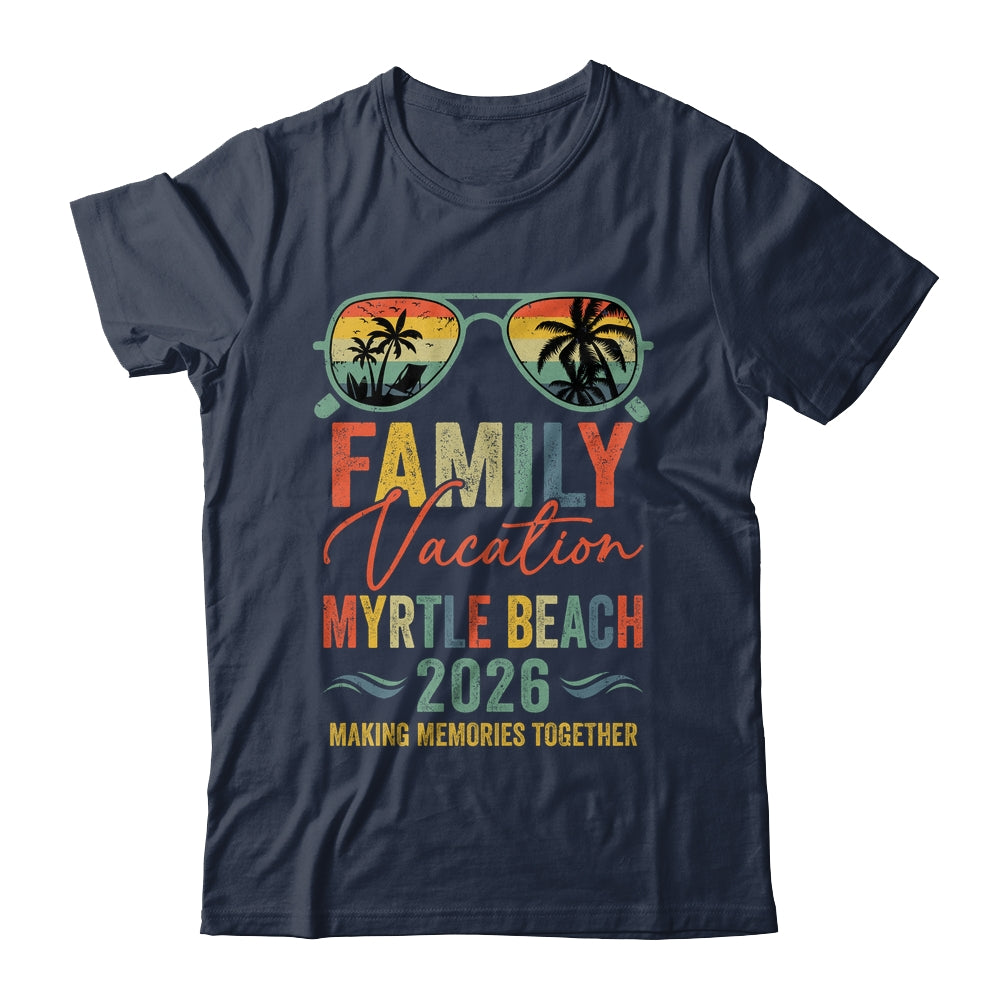 Myrtle Beach Vacation 2026 Matching Family Group Summer Shirt & Tank Top | siriusteestore