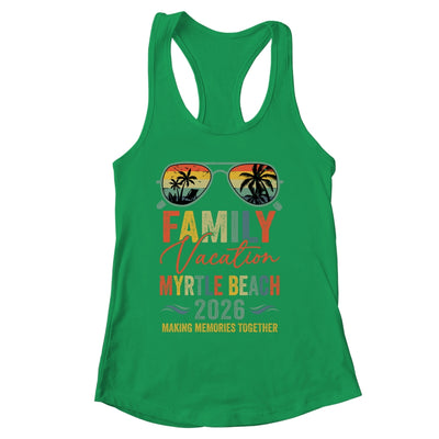 Myrtle Beach Vacation 2026 Matching Family Group Summer Shirt & Tank Top | siriusteestore