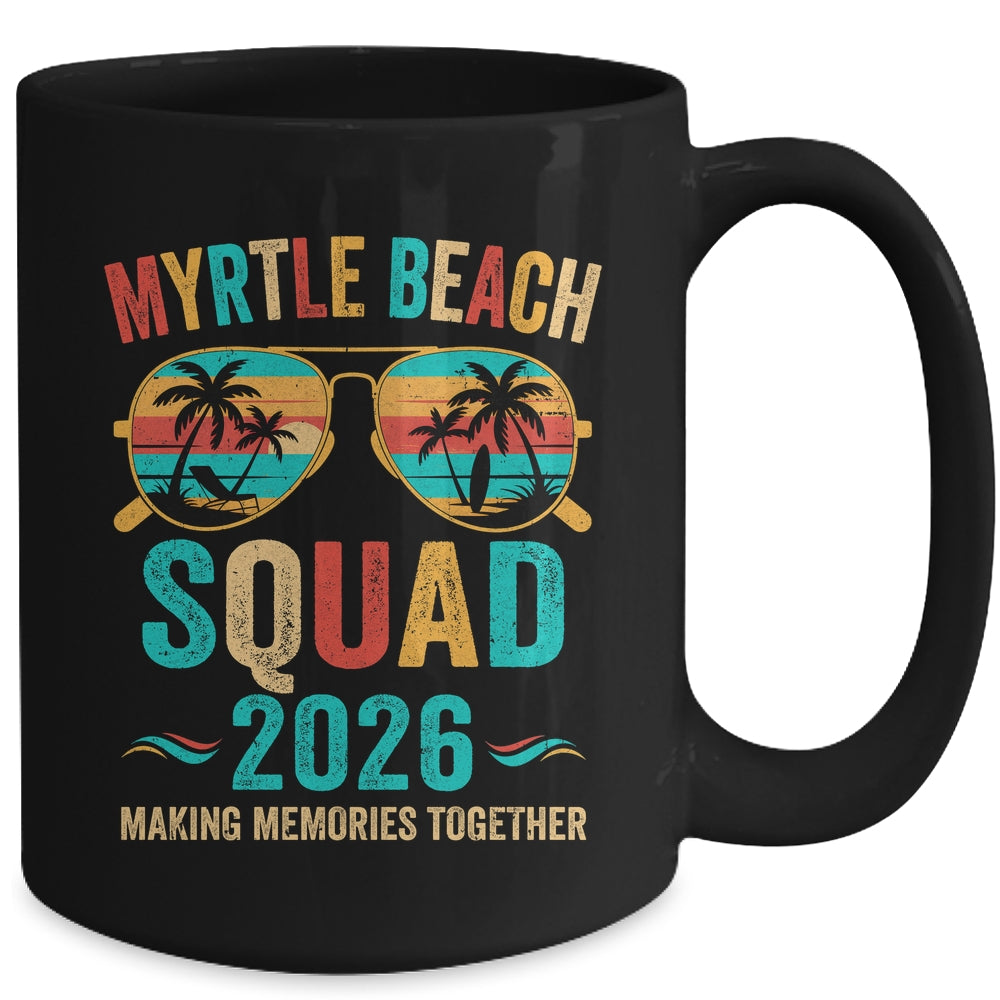 Myrtle Beach Vacation Squad 2026 Family Matching Vintage Mug | siriusteestore