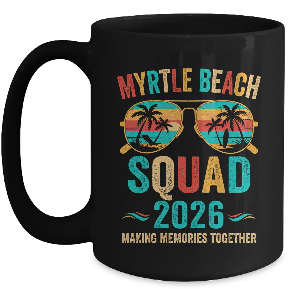 Myrtle Beach Vacation Squad 2026 Family Matching Vintage Mug | siriusteestore