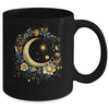 Mystic Sun And Moon Woman Girls Mystical Flowers Aesthetic Mug | siriusteestore