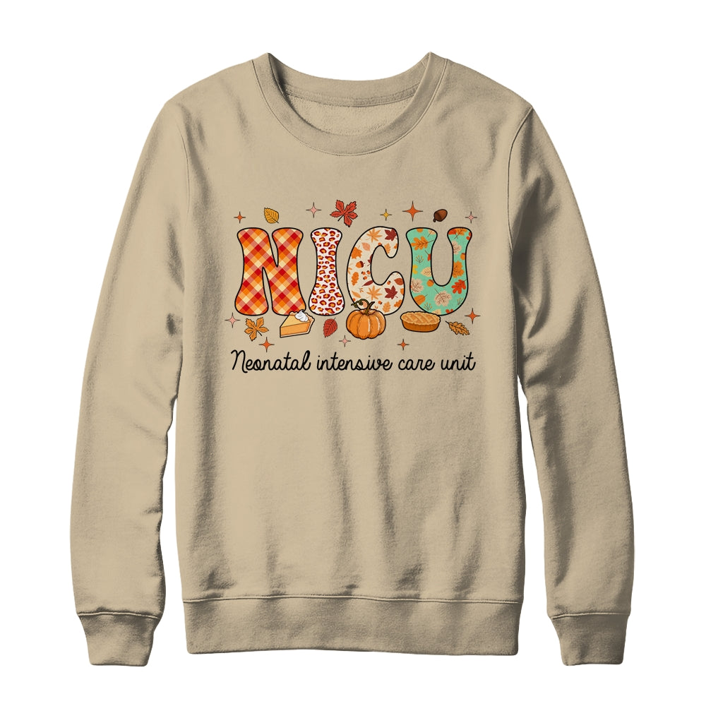 NICU Nurse Autumn Fall Neonatal Intensive Care Unit Shirt Sweatshirt