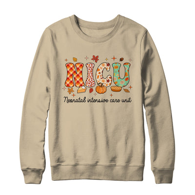 NICU Nurse Autumn Fall Neonatal Intensive Care Unit Shirt & Sweatshirt | siriusteestore