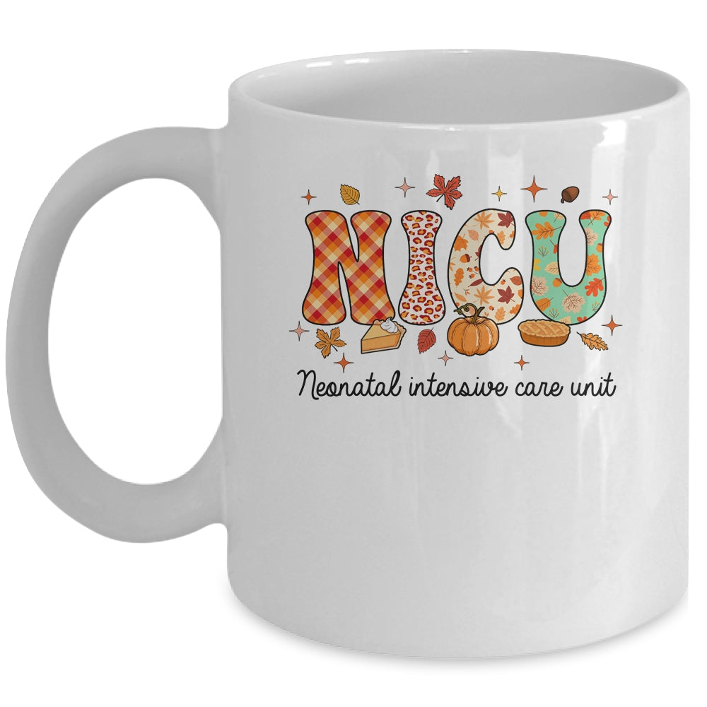 NICU Nurse Autumn Fall Neonatal Intensive Care Unit Mug | siriusteestore