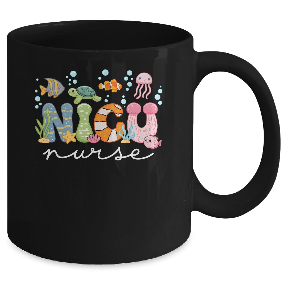 NICU Nurse Cute Ocean Sea Neonatal Intensive Care Unit Mug | siriusteestore