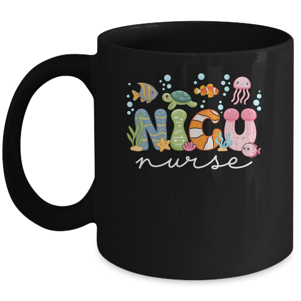 NICU Nurse Cute Ocean Sea Neonatal Intensive Care Unit Mug | siriusteestore
