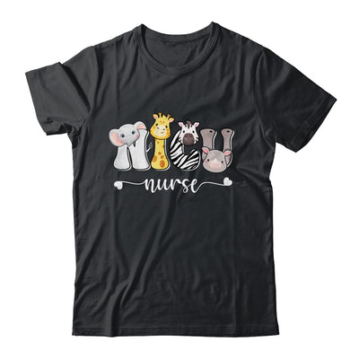 NICU Nurse Cute Safari Baby Animals Nursing Appreciation Shirt & Tank Top | siriusteestore
