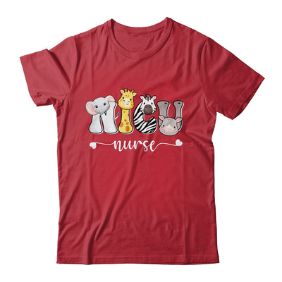 NICU Nurse Cute Safari Baby Animals Nursing Appreciation Shirt & Tank Top | siriusteestore