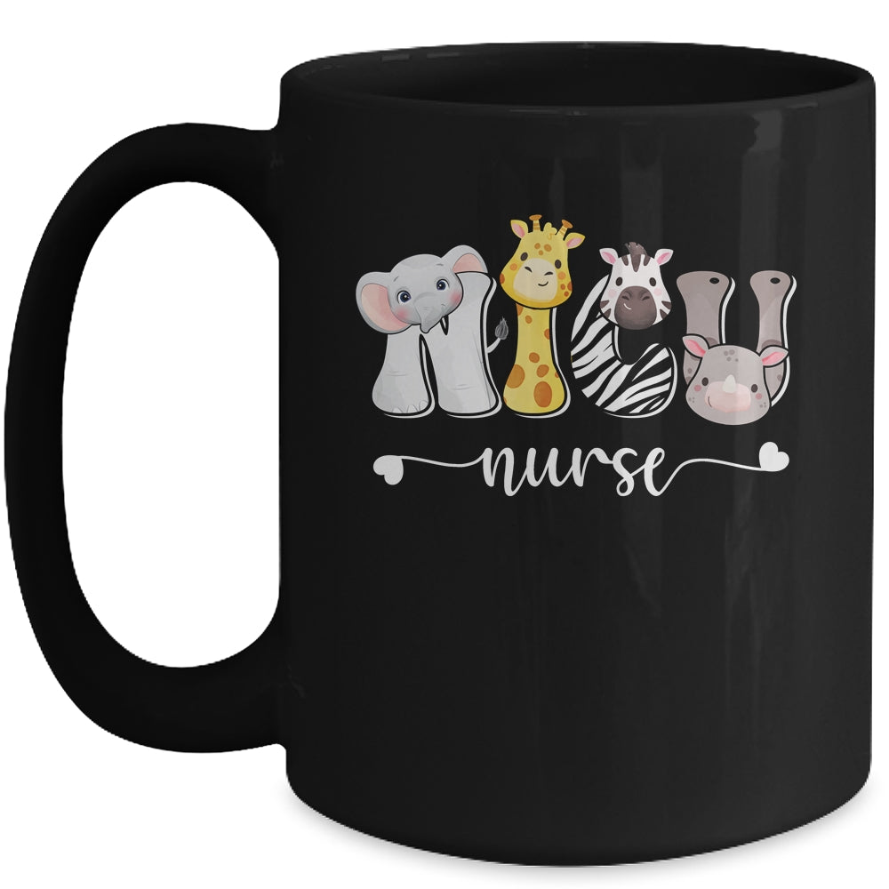 NICU Nurse Cute Safari Baby Animals Nursing Appreciation Mug | siriusteestore