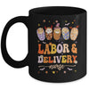 NICU Nurse Halloween Cutest Pumpkins Mother Baby Nurse Fall Mug | siriusteestore