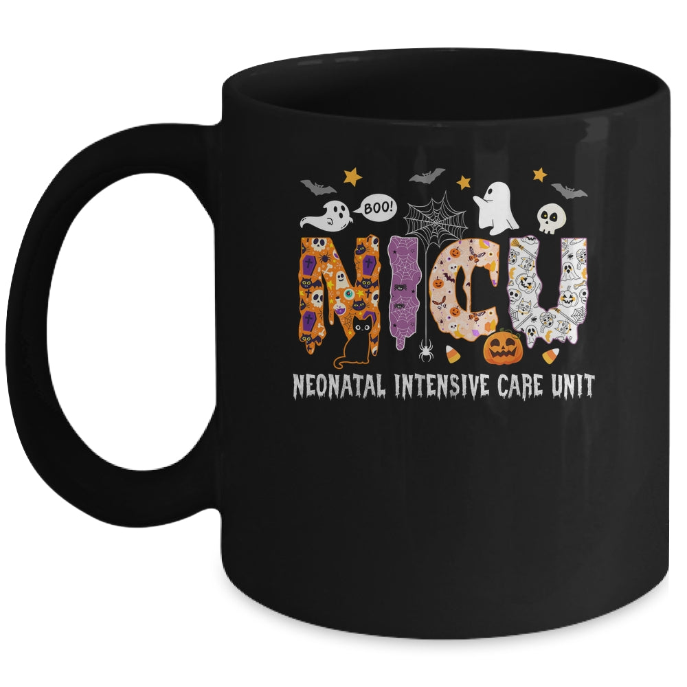 NICU Nurse Halloween Spooky Ghose Neonatal Intensive Care Mug | siriusteestore