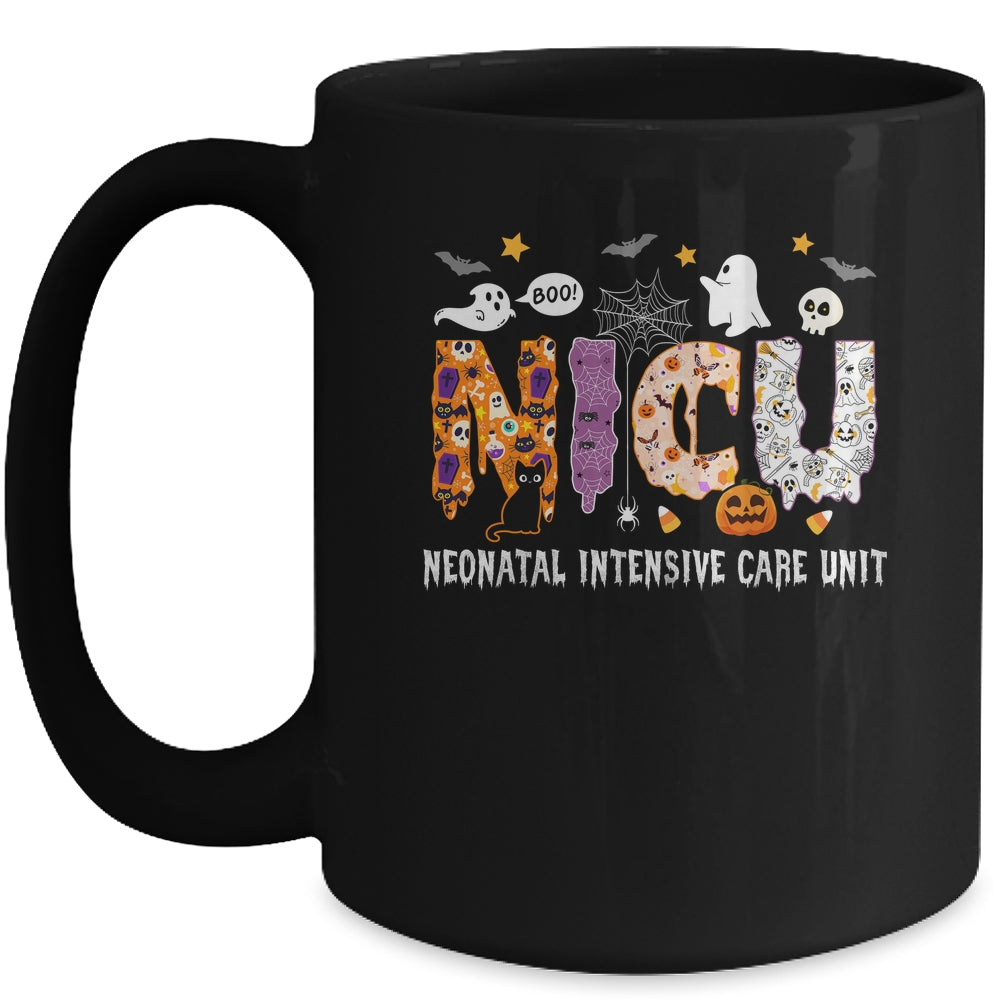 NICU Nurse Halloween Spooky Ghose Neonatal Intensive Care Mug | siriusteestore