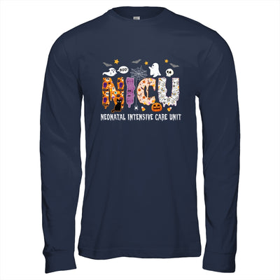 NICU Nurse Halloween Spooky Ghose Neonatal Intensive Care Shirt & Hoodie | siriusteestore