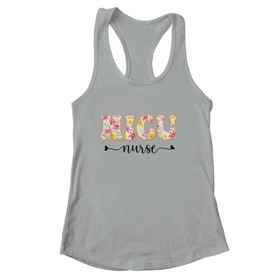 NICU Nurse Neonatal Intensive Care Unit Nurse Floral Shirt & Tank Top | siriusteestore