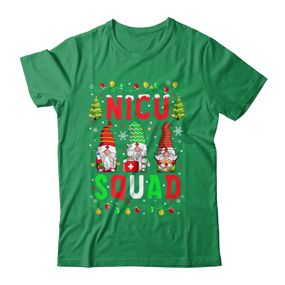 NICU Nurse Squad Three Gnomes Christmas Gnome Nurse Xmas Shirt & Sweatshirt | siriusteestore