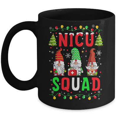 NICU Nurse Squad Three Gnomes Christmas Gnome Nurse Xmas Mug | siriusteestore