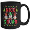 NICU Nurse Squad Three Gnomes Christmas Gnome Nurse Xmas Mug | siriusteestore